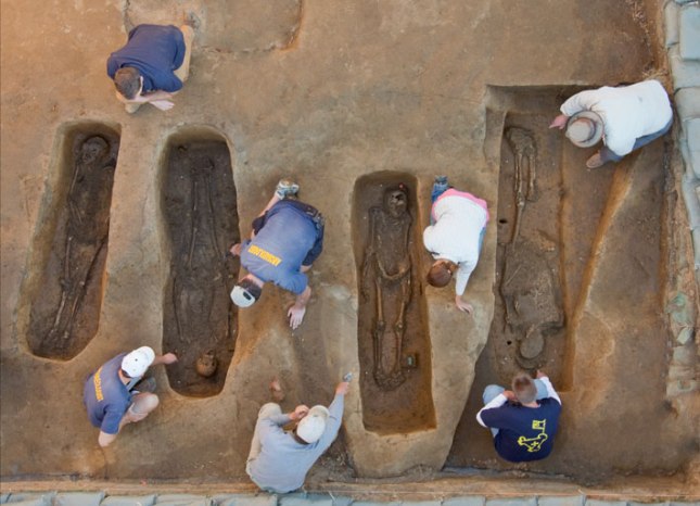 Groby czterech osadników z Jamestown